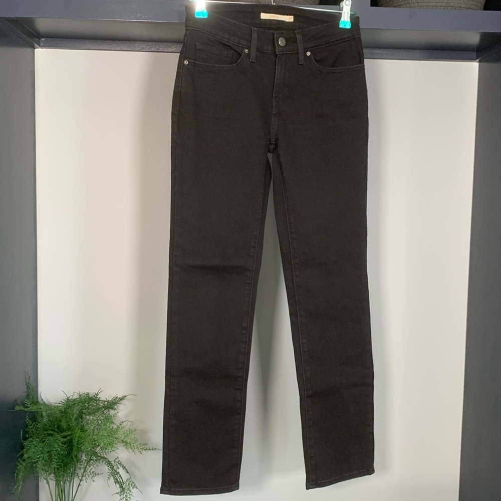 Levi’s Women’s 712 Slim Jeans Black Size W27xL30